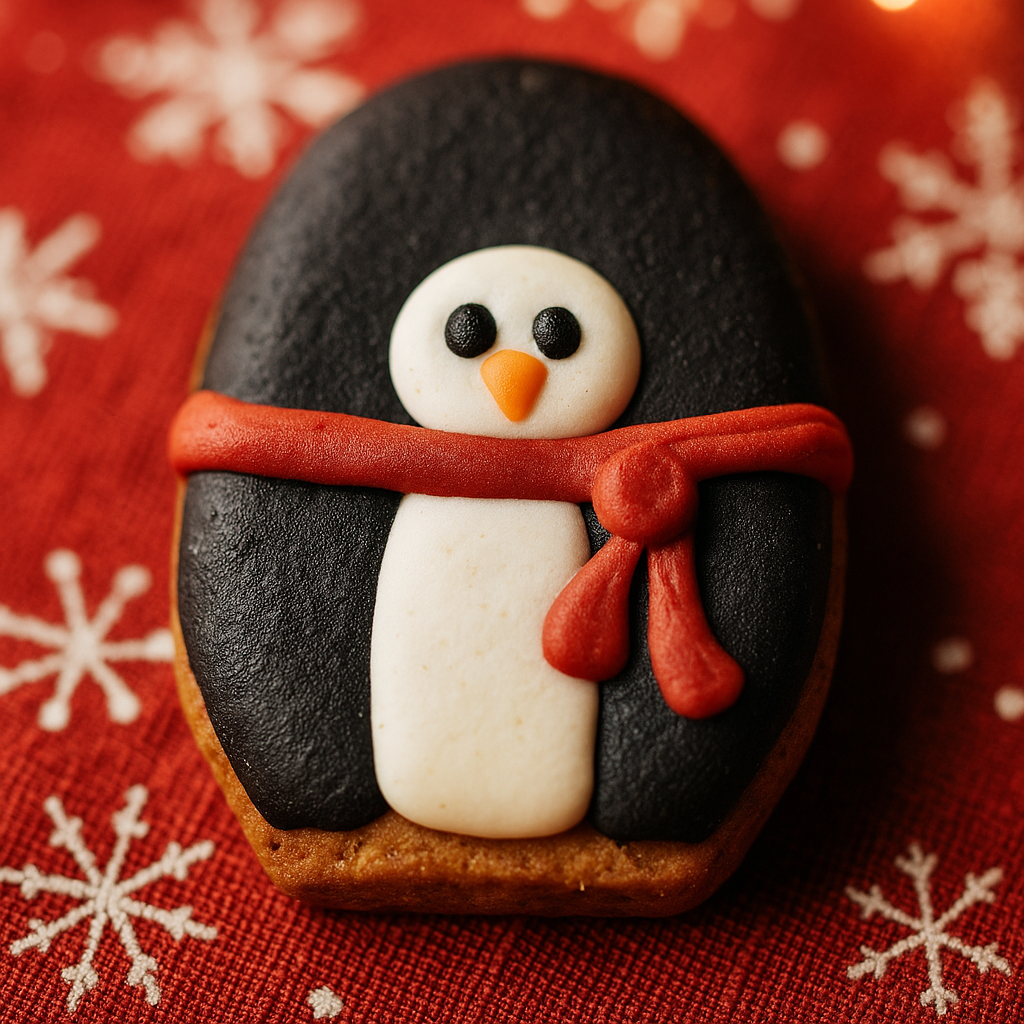 Penguin Dog Cookie