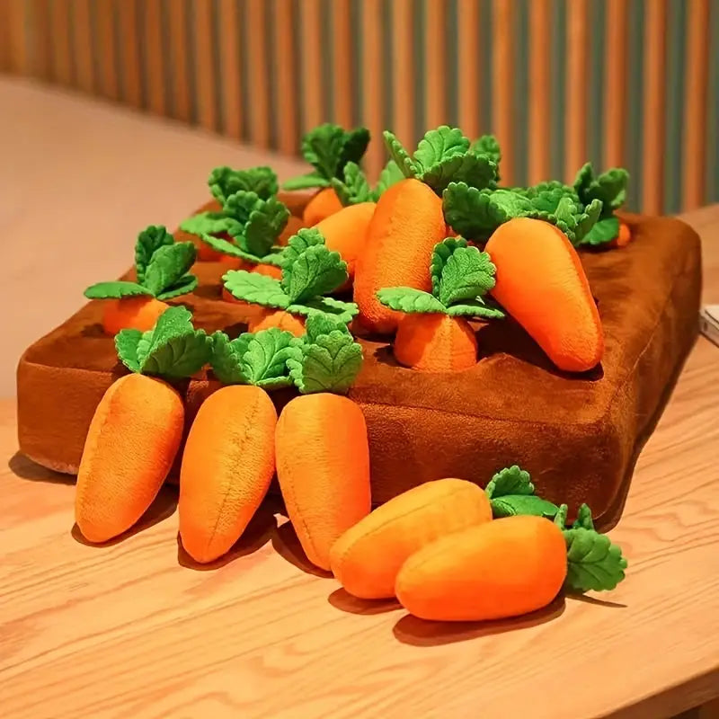 Interactive Carrot Snuffle Mat – Pet Enrichment for Calm & Focus