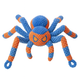 Large Dog Toy – Blue Spider