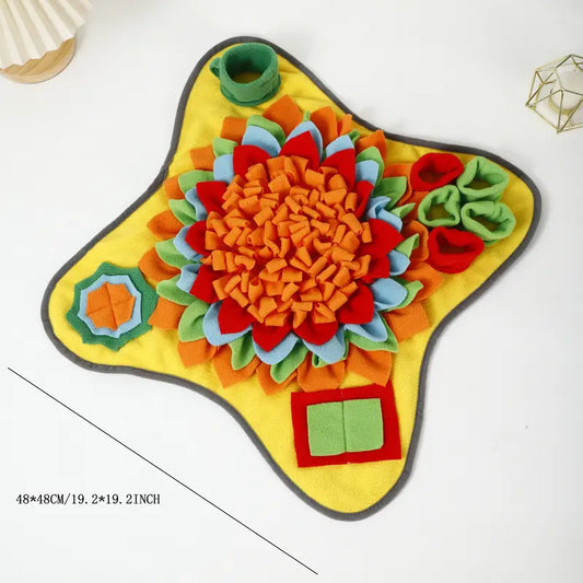 Sunflower Snuffle Mat – Enrichment Toy for Dogs